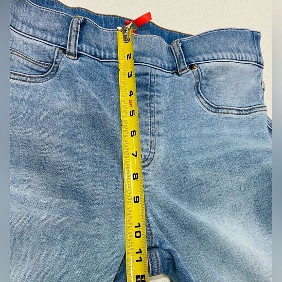 Spanx High Rise Ankle Skinny Stretch Denim Jeans Size L (12-14) EUC - Picture 5 of 12